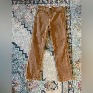 Ann Taylor Loft High Rise Straight Leg Corduroy Pants